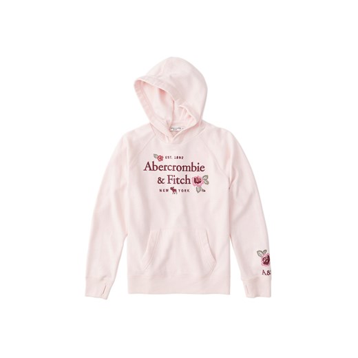 Bluzka dziewczęca różowa Abercrombie & Fitch 