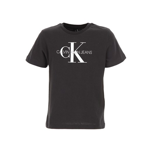 Calvin Klein Koszulka Dziecięca dla Chłopców, Czarny, Bawełna, 2019, 10Y 12Y 14Y 16Y 4Y 6Y 8Y  Calvin Klein 4Y RAFFAELLO NETWORK