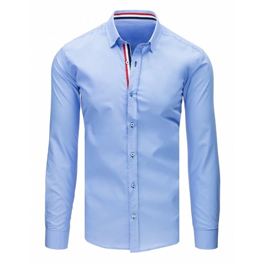 Koszula męska elegancka błękitna (dx1689) Dstreet  L 