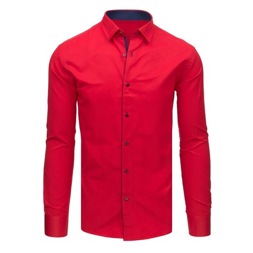 Koszula męska czerwona (dx1681)  Dstreet XXL 