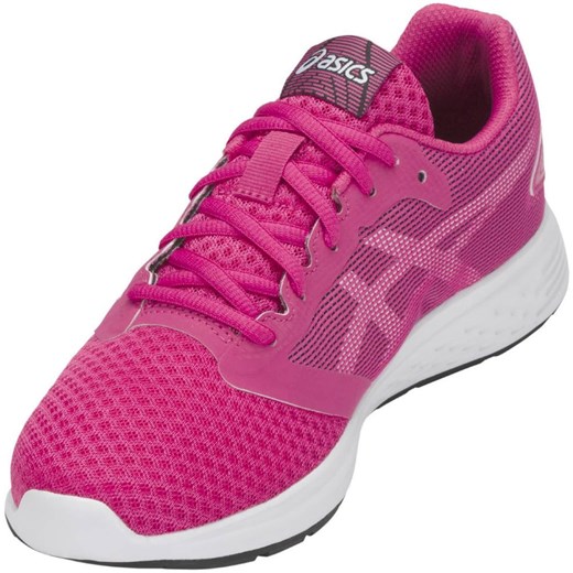 Buty sportowe damskie różowe Asics do biegania bez wzorów na wiosnę na koturnie 