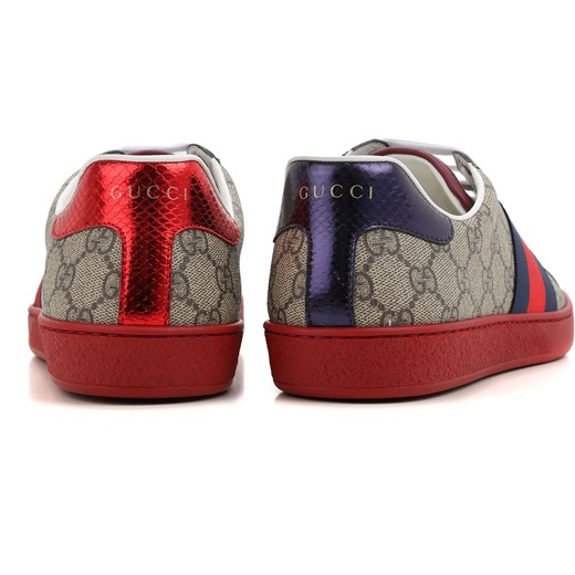 Trampki męskie Gucci młodzieżowe sznurowane 