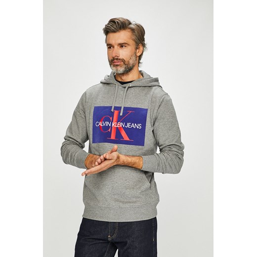 Bluza męska Calvin Klein bawełniana z napisem młodzieżowa 