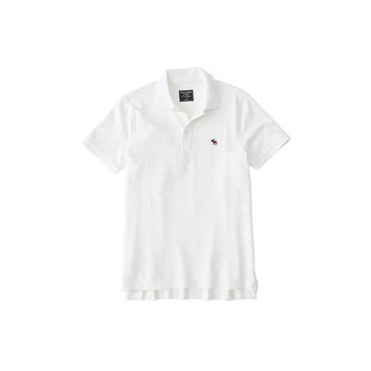 T-shirt męski Abercrombie & Fitch biały z krótkim rękawem 