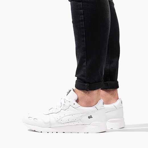 Buty sportowe męskie Asics gel-lyte z gumy białe na wiosnę sznurowane 