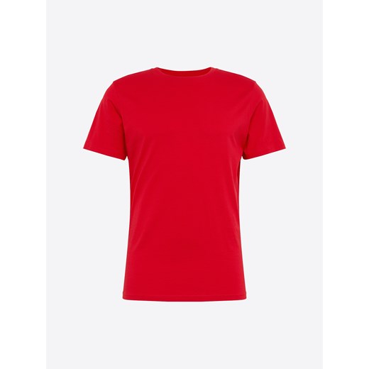 T-shirt męski Jack & Jones bawełniany czerwony z krótkimi rękawami 