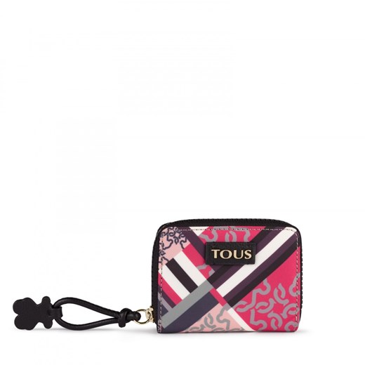 Shopper bag Tous nylonowa z nadrukiem w stylu młodzieżowym na ramię