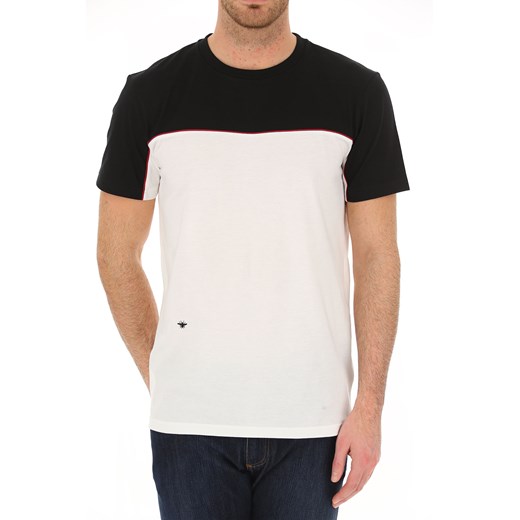 T-shirt męski Christian Dior z krótkim rękawem bawełniany 