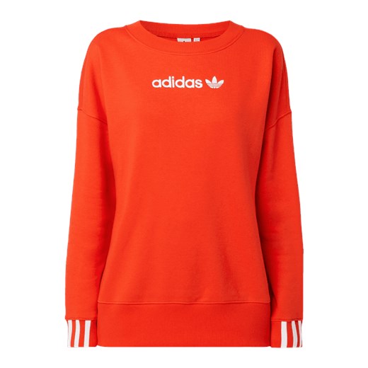 Pomarańczowy bluza damska Adidas Originals dresowa 