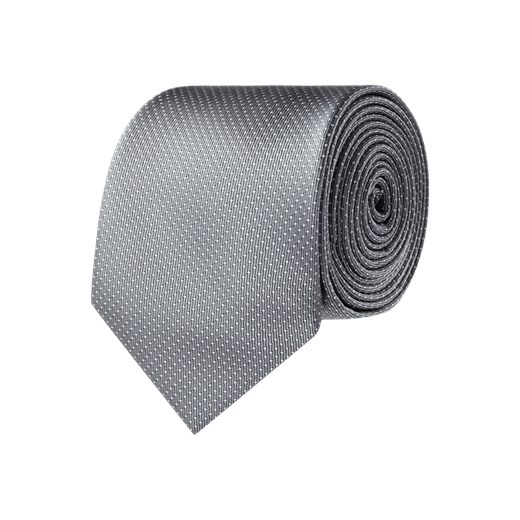 Krawat z jedwabiu z tkanym wzorem  Montego One Size Peek&Cloppenburg 