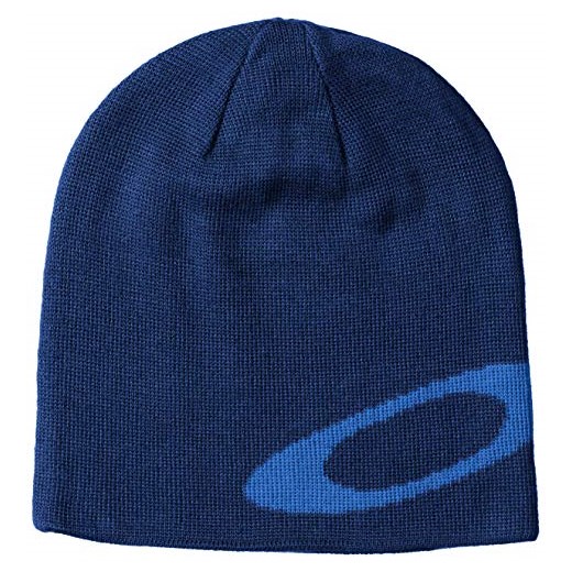 Niebieska czapka zimowa męska Oakley 