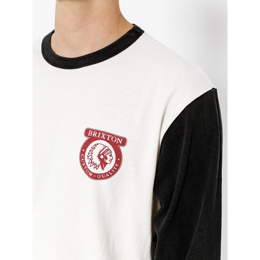 T-shirt męski Brixton z krótkim rękawem w stylu młodzieżowym z napisem 