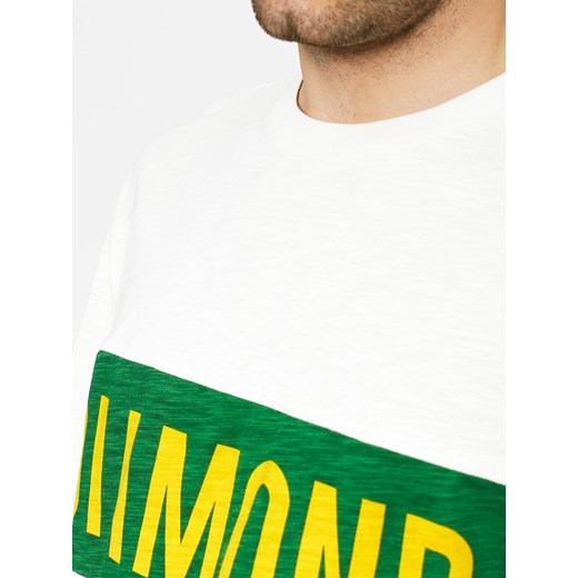 T-shirt męski biały Diamond Supply Co. wiosenny z krótkimi rękawami 