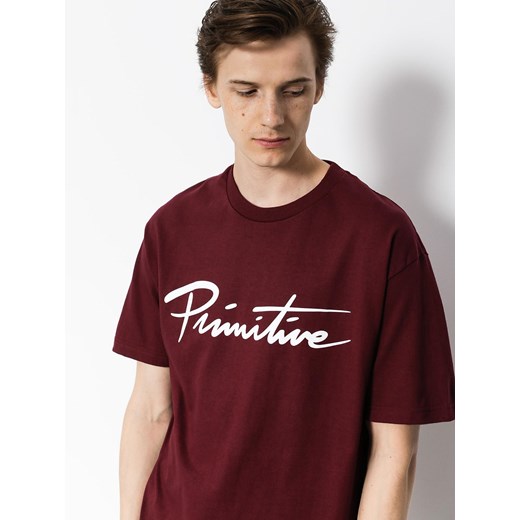 T-shirt męski Primitive w stylu młodzieżowym z krótkim rękawem 