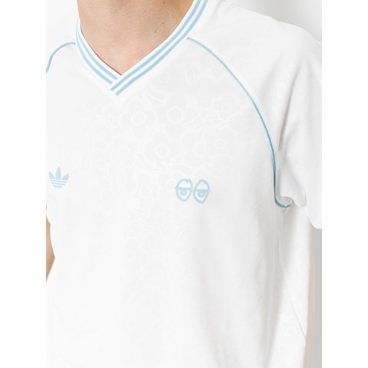 Koszulka sportowa Adidas bez wzorów biała 