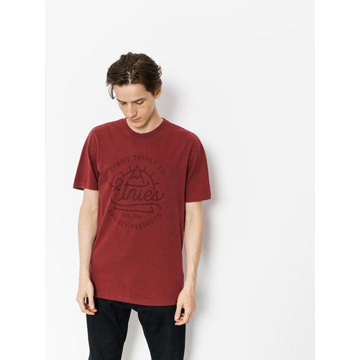 T-shirt męski Etnies czerwony 