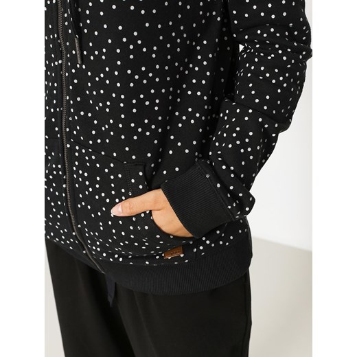Bluza z kapturem Roxy Trippin Printed HD Wmn (true black dots for)  Roxy M SUPERSKLEP okazja 