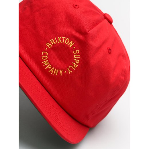 Czerwona czapka z daszkiem męska Brixton 