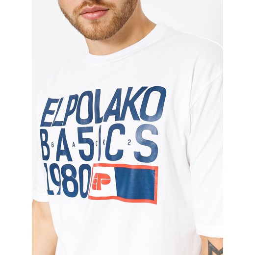 T-shirt męski El Polako w stylu młodzieżowym 