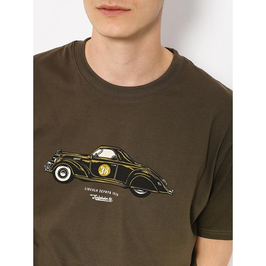 T-shirt męski Turbokolor z krótkim rękawem bawełniany casual 