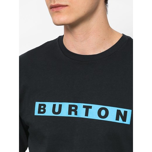 T-shirt męski granatowy Burton bawełniany z krótkim rękawem 
