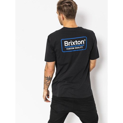 T-shirt męski Brixton bez wzorów 