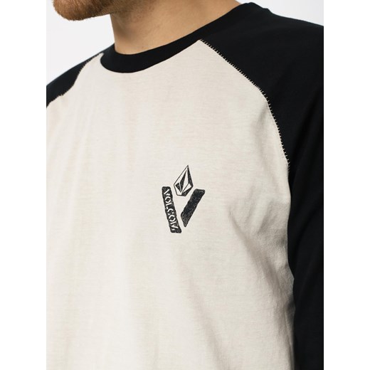 T-shirt męski beżowy Volcom z krótkim rękawem 