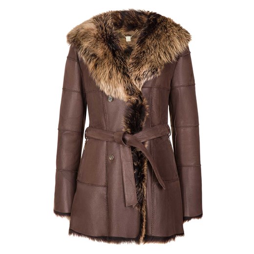 Kożuch BRĄZOWY XL FAN LEATHER