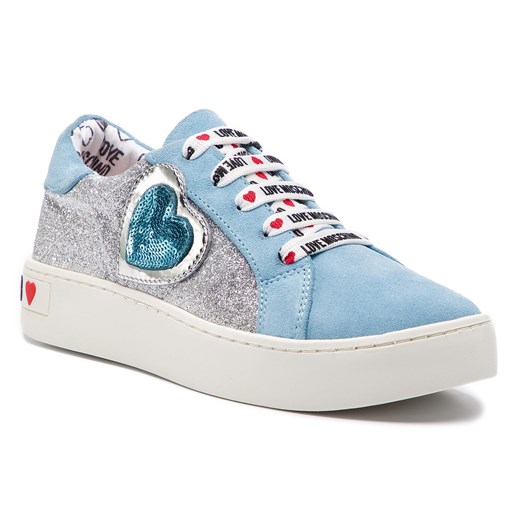 Sneakersy LOVE MOSCHINO - JA15133G17IG170A Azzurro/Arge Love Moschino  38 eobuwie.pl