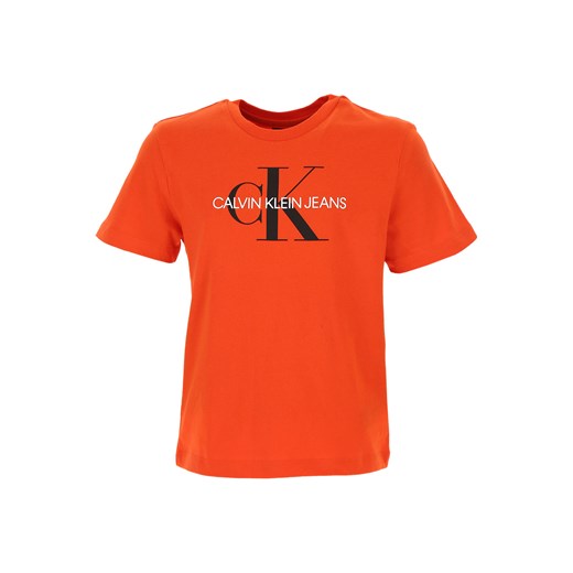 Calvin Klein Koszulka Dziecięca dla Dziewczynek, Pomarańczowy, Bawełna, 2019, 10Y 12Y 14Y 16Y 8Y  Calvin Klein 14Y RAFFAELLO NETWORK