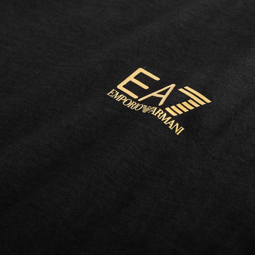 T-shirt męski Ea7 Emporio Armani bez wzorów z bawełny 