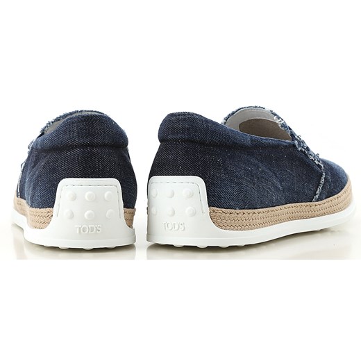 Tods Buty wsuwane dla Mężczyzn Na Wyprzedaży, denim, Denim, 2019, 39 44