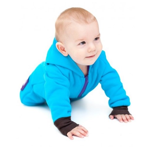 Odzież dla niemowląt niebieska Lamama bez wzorów 