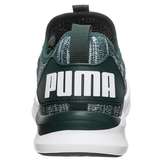 Zielone buty sportowe damskie Puma dla biegaczy 