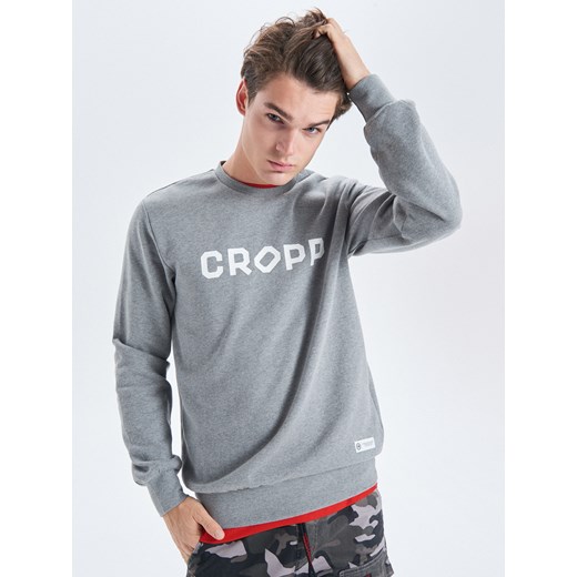 Cropp - Bluza Basic - Jasny szary  Cropp XXL 