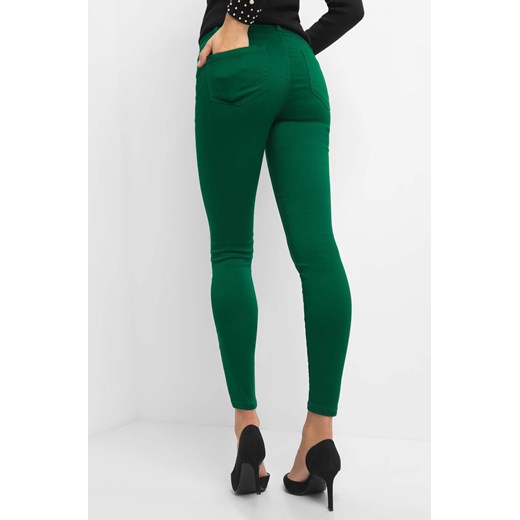 Spodnie damskie zielone ORSAY 