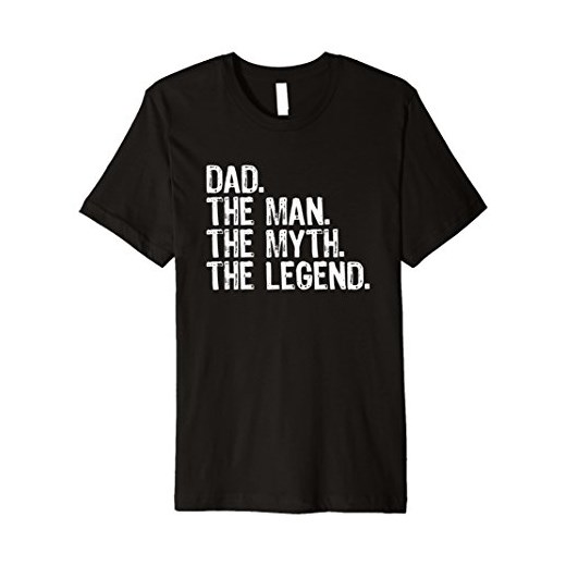 Dad The Man The Myth The Legend Tees t-shirt męski z krótkim rękawem 