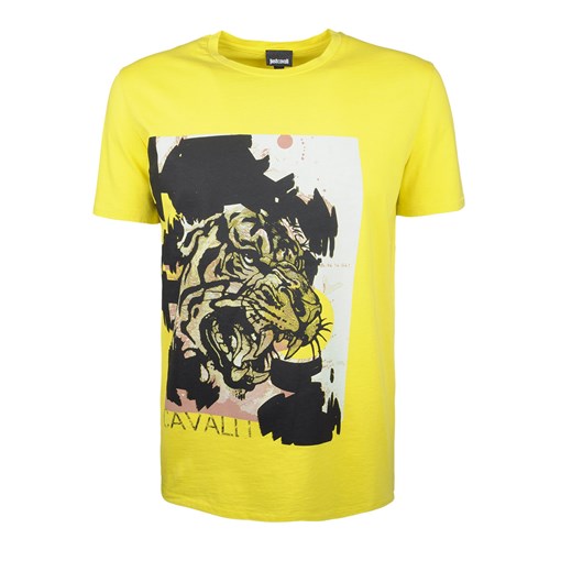 T-shirt męski Roberto Cavalli z krótkim rękawem 