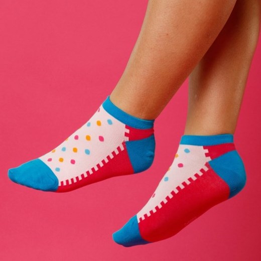 Skarpety damskie Supa! Sox! Pink Dots (JP6503)