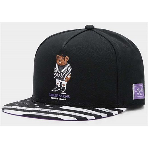 czapka z daszkiem CAYLER & SONS - White Label Purple Swag Cap Black (MULTI)