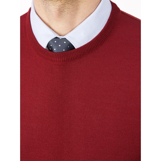 Sweter męski czerwony Lanieri casualowy 