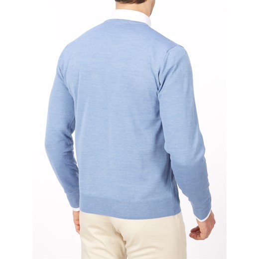 Sweter szpic jasny niebieski - regular  Lanieri 2XL Lanieri.pl