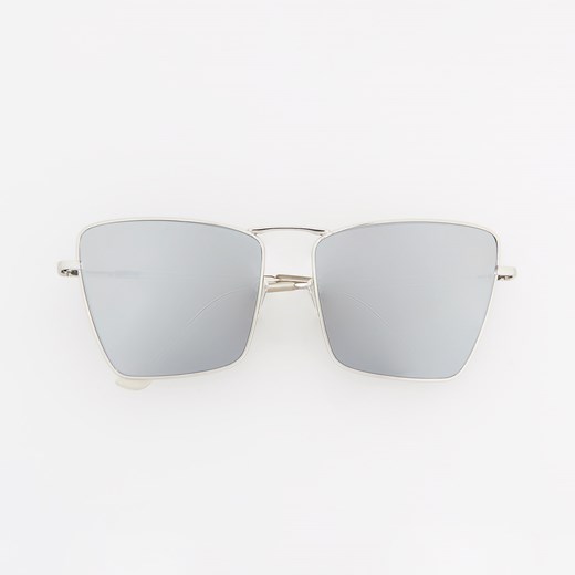 Reserved - Okulary przeciwsłoneczne - Srebrny Reserved  One Size 
