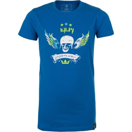 Chłopięca koszulka KILPI SKULL-JB niebieska  Kilpi 158 okazyjna cena Outdoorkurtki 