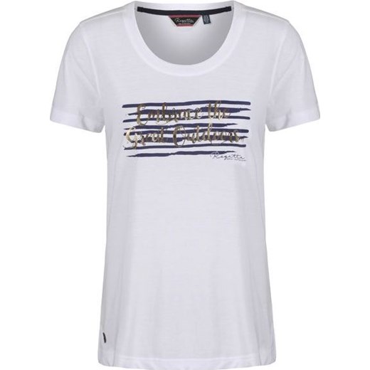Damska koszulka Regatta Filandra II biała Regatta  46 okazyjna cena Outdoorkurtki 