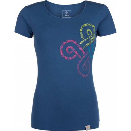 Damska koszulka bawełniana KILPI KA-W niebieska  Kilpi 40 okazja Outdoorkurtki 