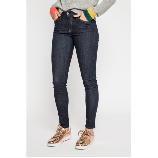 Granatowe jeansy damskie Diesel w miejskim stylu 