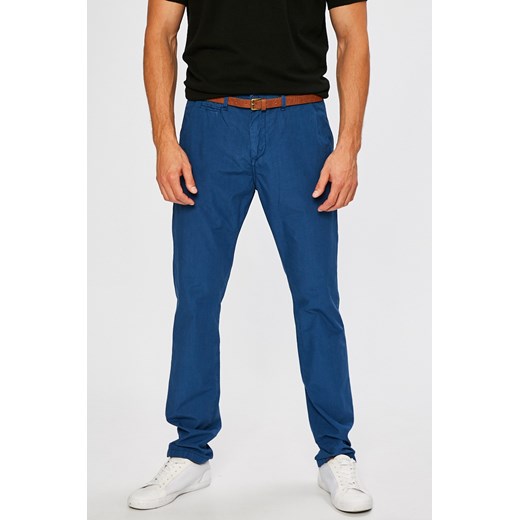 Spodnie męskie niebieskie Guess Jeans na jesień 