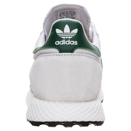 Buty sportowe damskie Adidas Originals dla biegaczy młodzieżowe beżowe wiązane z zamszu na platformie bez wzorów 