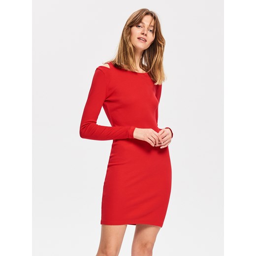 Reserved - Dzianinowa sukienka - Czerwony Reserved  XS 